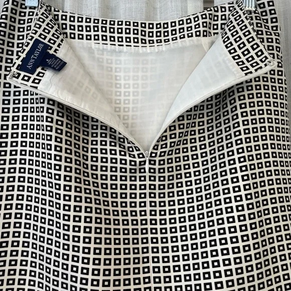 Ann Taylor 100% silk fully lined mini skirt size 6 - Picture 5 of 7